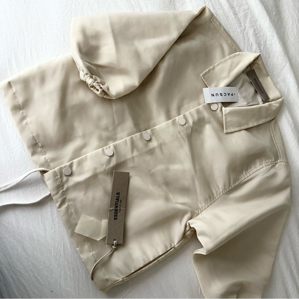 Essentials kids button up windbreaker